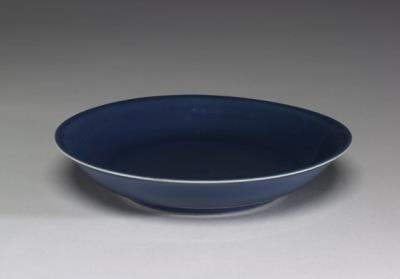 图片[3]-Dish with coblat blue glaze, Ming dynasty, Jiajing reign (1522-1566)-China Archive